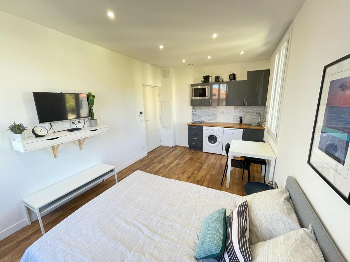 Nice Renting - Cambrai02 - Studio Beach Sea View - Ac - Promenade Des Anglais מראה חיצוני תמונה